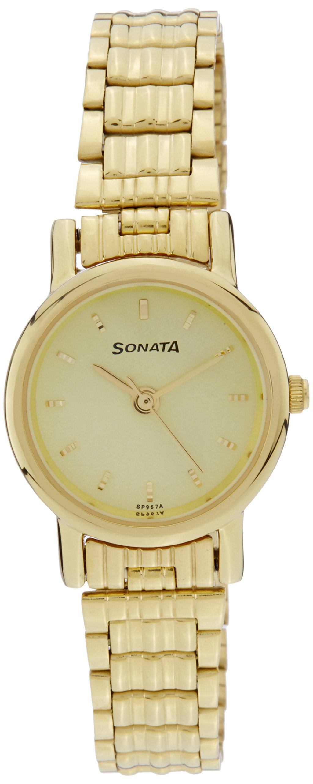 Sonata Analog Gold Dial Womens Watch NL8976YM09W/NN8976YM09W/NP8976YM09W (B00OB4JSFO) Amazon Price History, Amazon Price Tracker