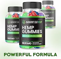 Vista 4 de Harmony Leaf Gummies - Gomitas de cáñamo Harmony Leaf fórmula de fuerza avanzada, gomitas de cáñamo Harmony Leaf con cáñamo premium, 25 mg por