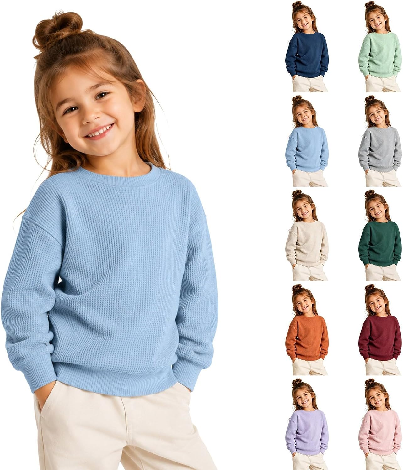Girls Boys Hoodie Long Sleeve Pullover Casual Athletic Hoodies Sweatshirt Kids Fleece Jacket Fall Clothes