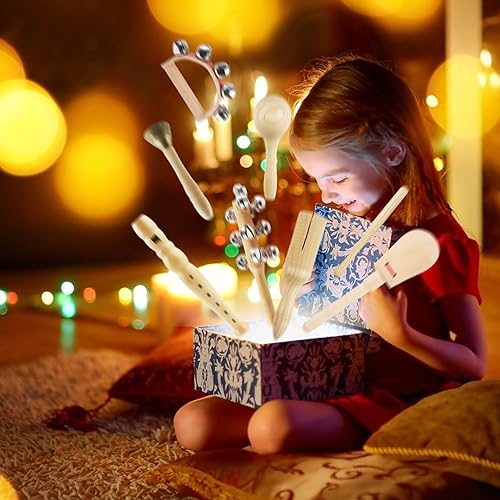 Miniatura 5 de Chriffer Juguetes de instrumentos musicales para niños, juego de instrumentos de percusión con bolsa de almacenamiento, juguetes educativos de