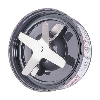 PODCAY Replacement Extractor Blade, Compatible with NutriBullet Pro 600W / 900W Blender Systems, 4-Inch Cross Blade Replacement Part, Stainless Steel Blade with Pre-Installed Gasket
