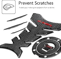 Vista 3 de Protector de tanque, calcomanías de almohadilla de tanque, almohadilla de tracción lateral del tanque, adhesivo antideslizante, lado de tracción