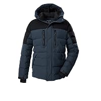 Killtec Uomo Giacca trapuntata/giacca invernale con cappuccio KOW 88 MN QLTD JCKT