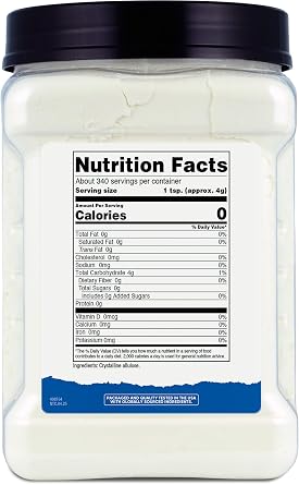 Nutricost Allulose Sweetener (3 LB), 0 Calorie, Low Carb, KETO