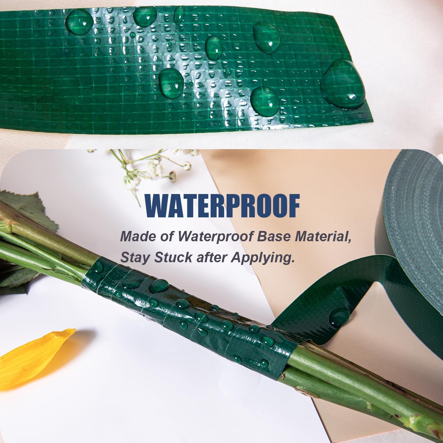 Green Floral Tape - 180FT Long, Heavy Duty -5