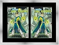 Vista 37 de Marco de cómic negro mate Para cómics publicados entre 1986 y el día actual (marco de madera maciza de cómic de la Edad Dorada), hecho