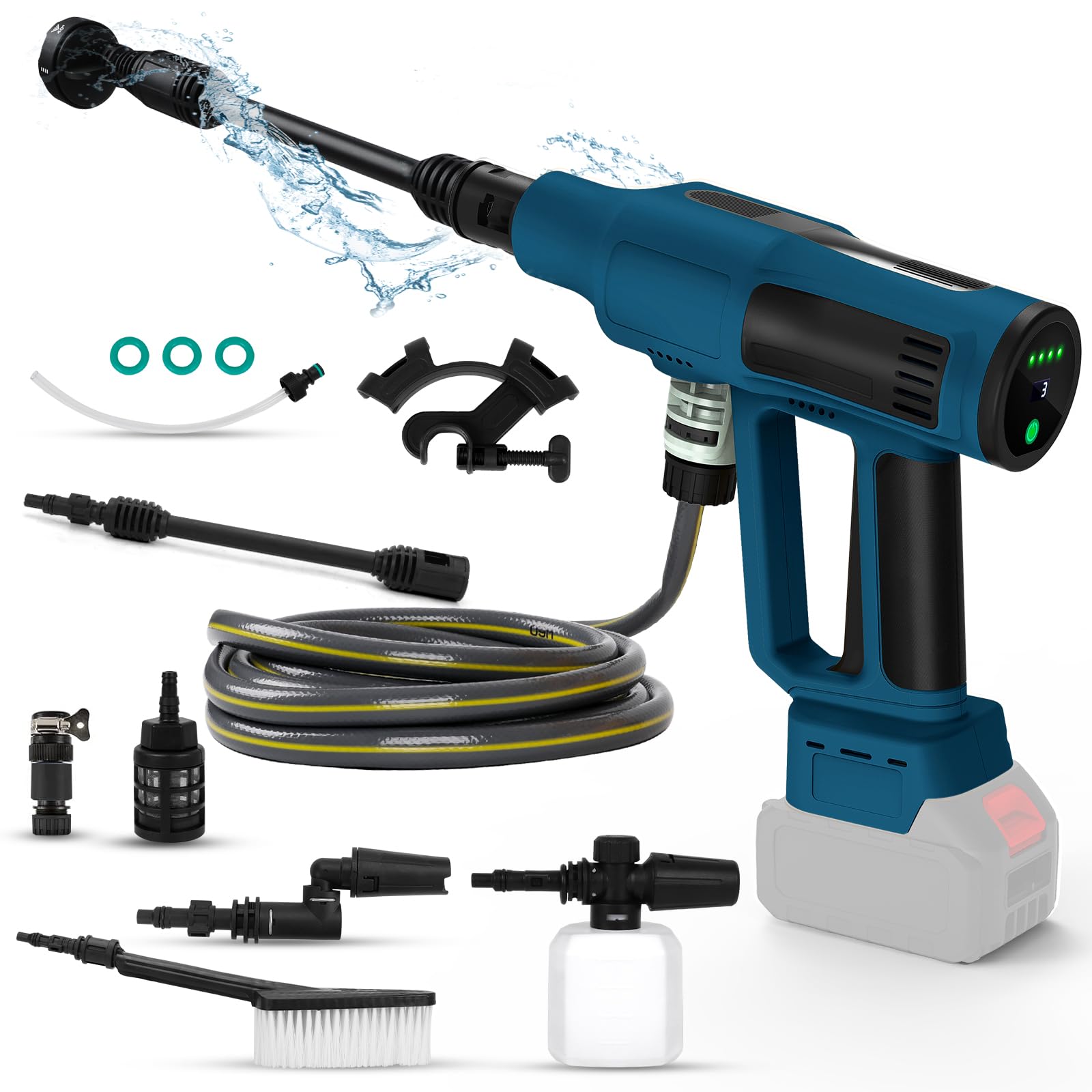 Akku Hochdruckreiniger kompatibel mit Makita 18V Batterie (ohne Akku)
