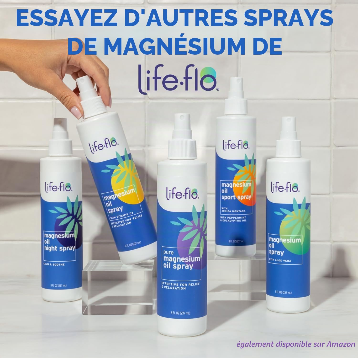 Life-Flo Pure Huile de magnésium, 226,8 gram