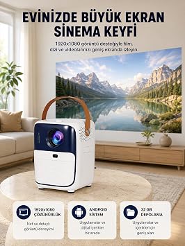 Ultra HD Android TV Kutusu 32GB Depolama USB HDMI Fan Sistemli Yeni Nesil