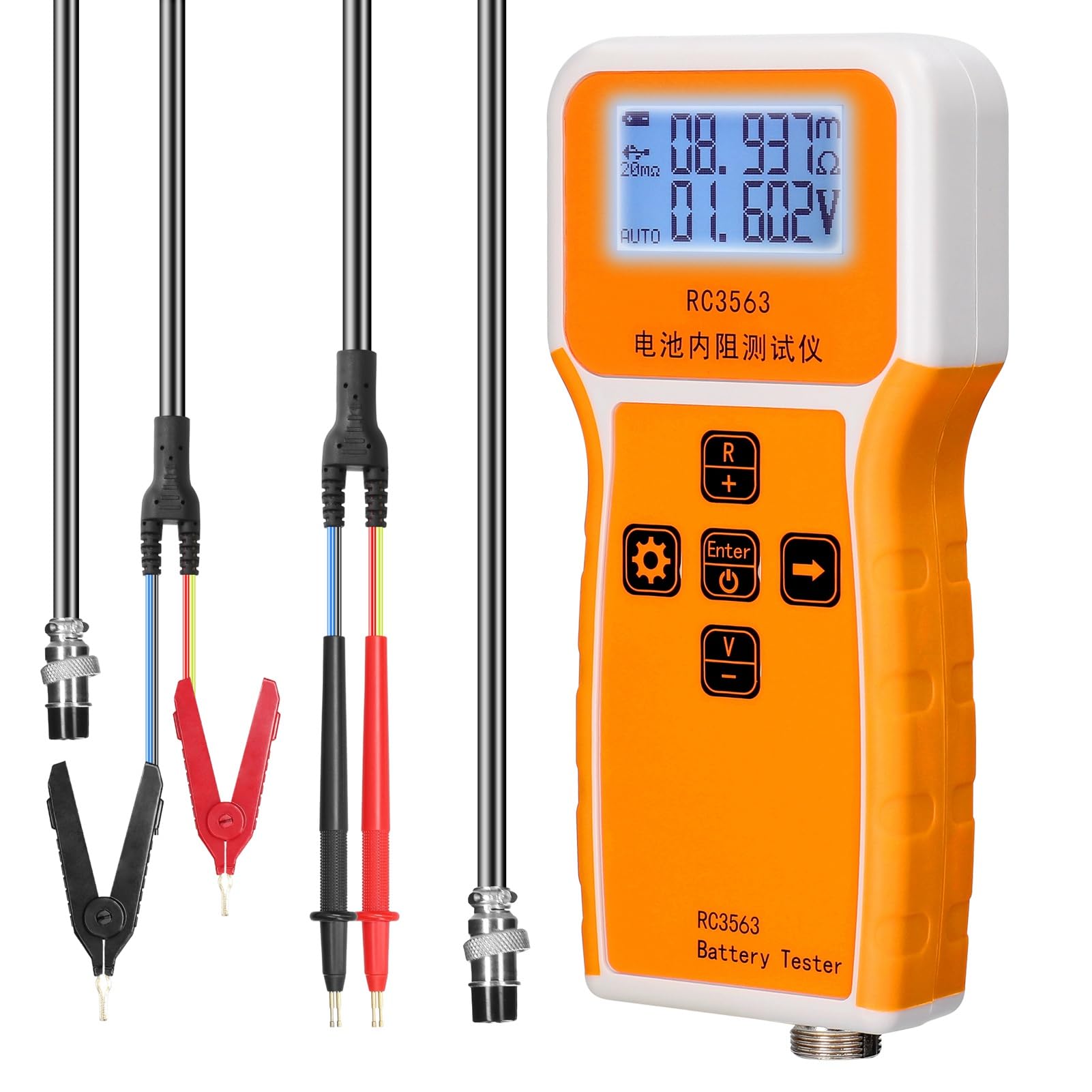 Testeur de résistance interne de batterie 200Ω 100V haute précision quatre fils lithium plomb-acide