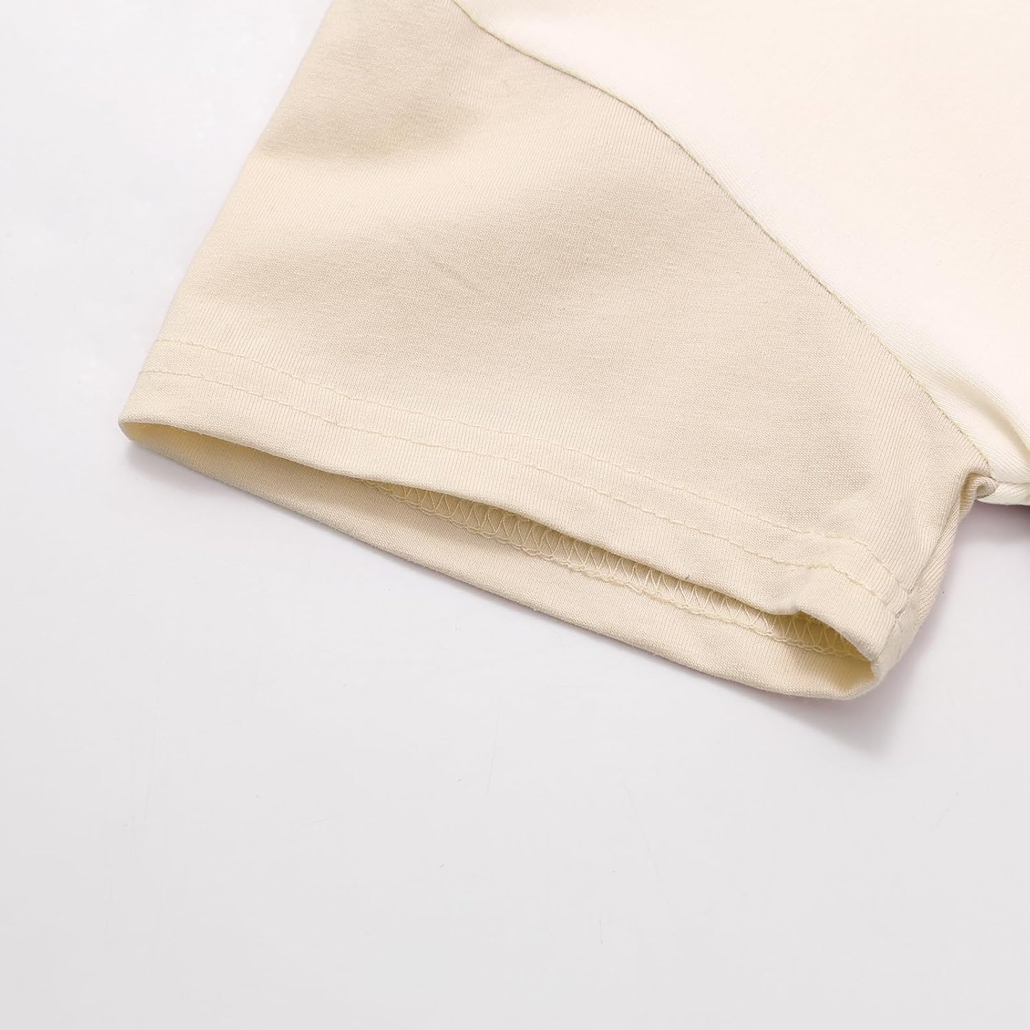 Bafeicao Baby Boy Girl Bubble Romper Color Block Short Sleeve T Shirt Newborn Summer Bodysuit - Image 2