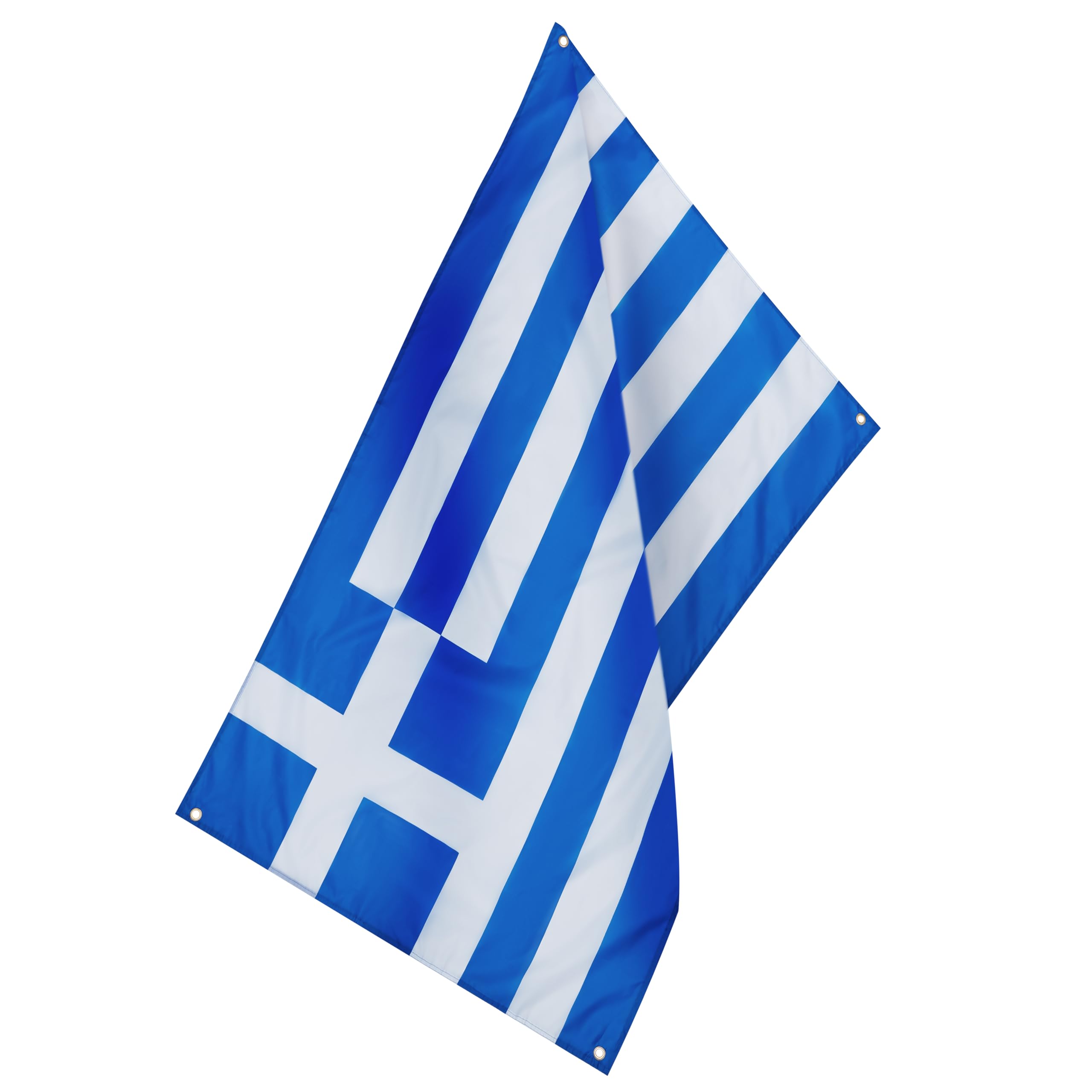 Runesol Greece Flag, 91x152cm, 3ft x 5ft, 4 Grommets, Eyelet In Every