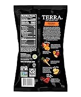 Vista 2 de Terra Chips de verduras reales de sal marina original, 5 onzas (paquete de 6)