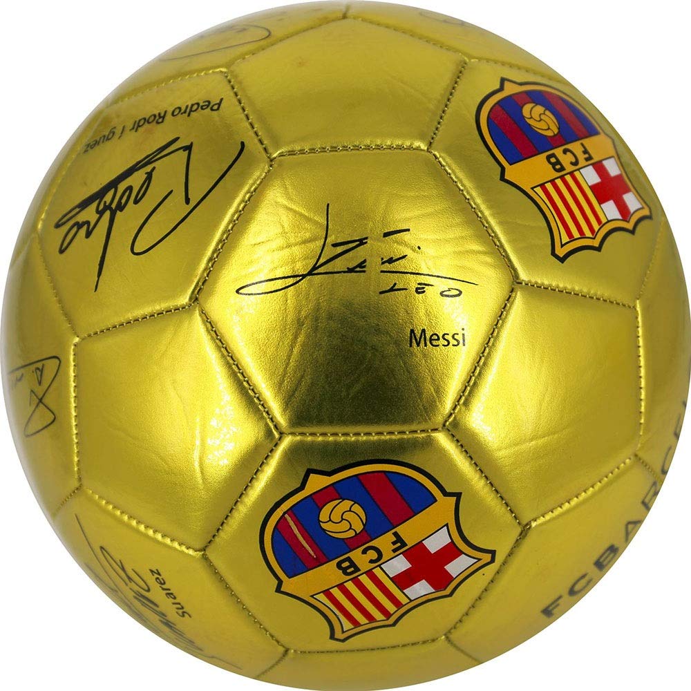 ADLIN Barcelona, ​​edición Limitada Nº 5 Fútbol Primaria y Secundaria de formación Juego de Pelota (Regular de 11 Personas del Sistema) (Color : Gold)
