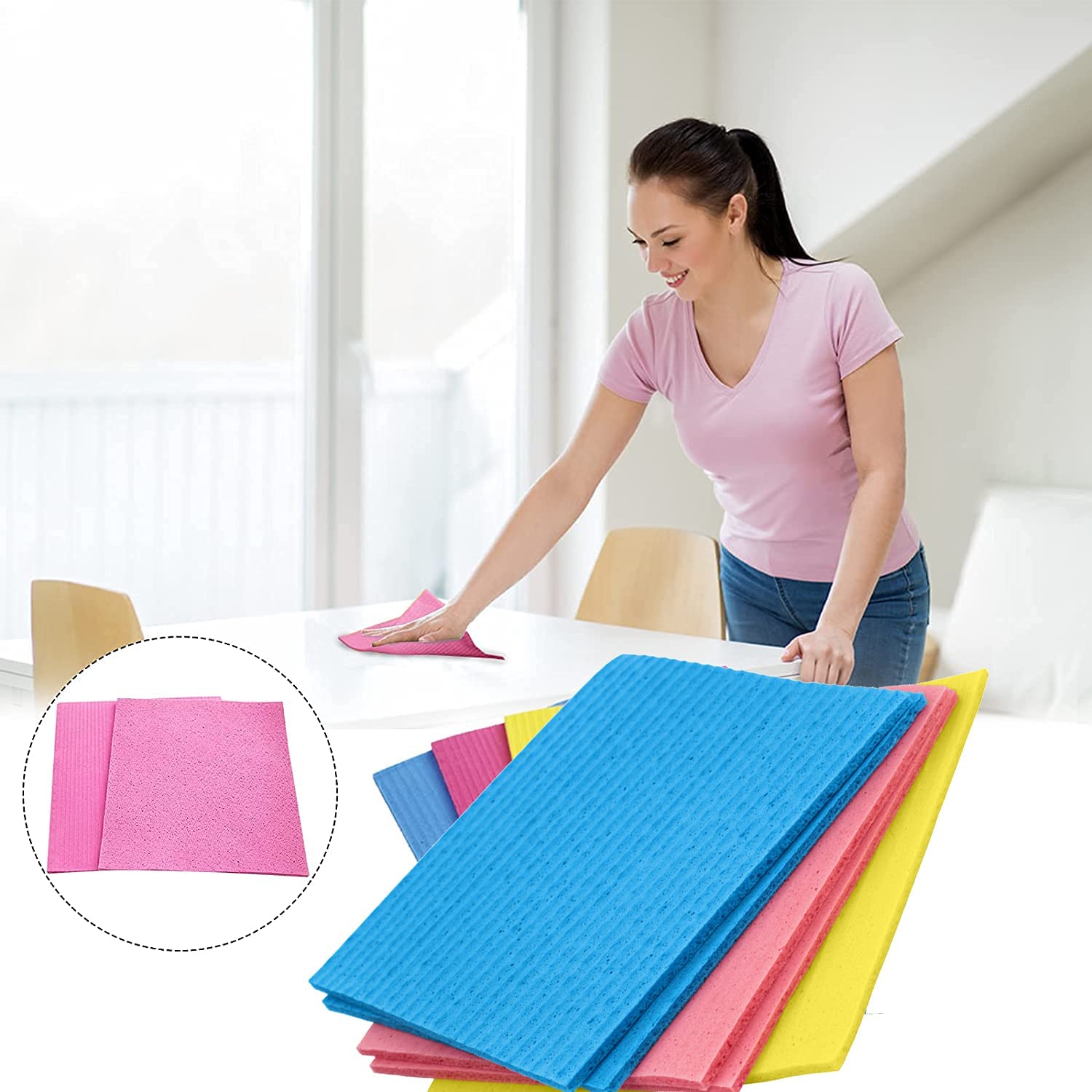 HOMESHOPA Eco-Friendly Swedish Dishcloths - Image 3