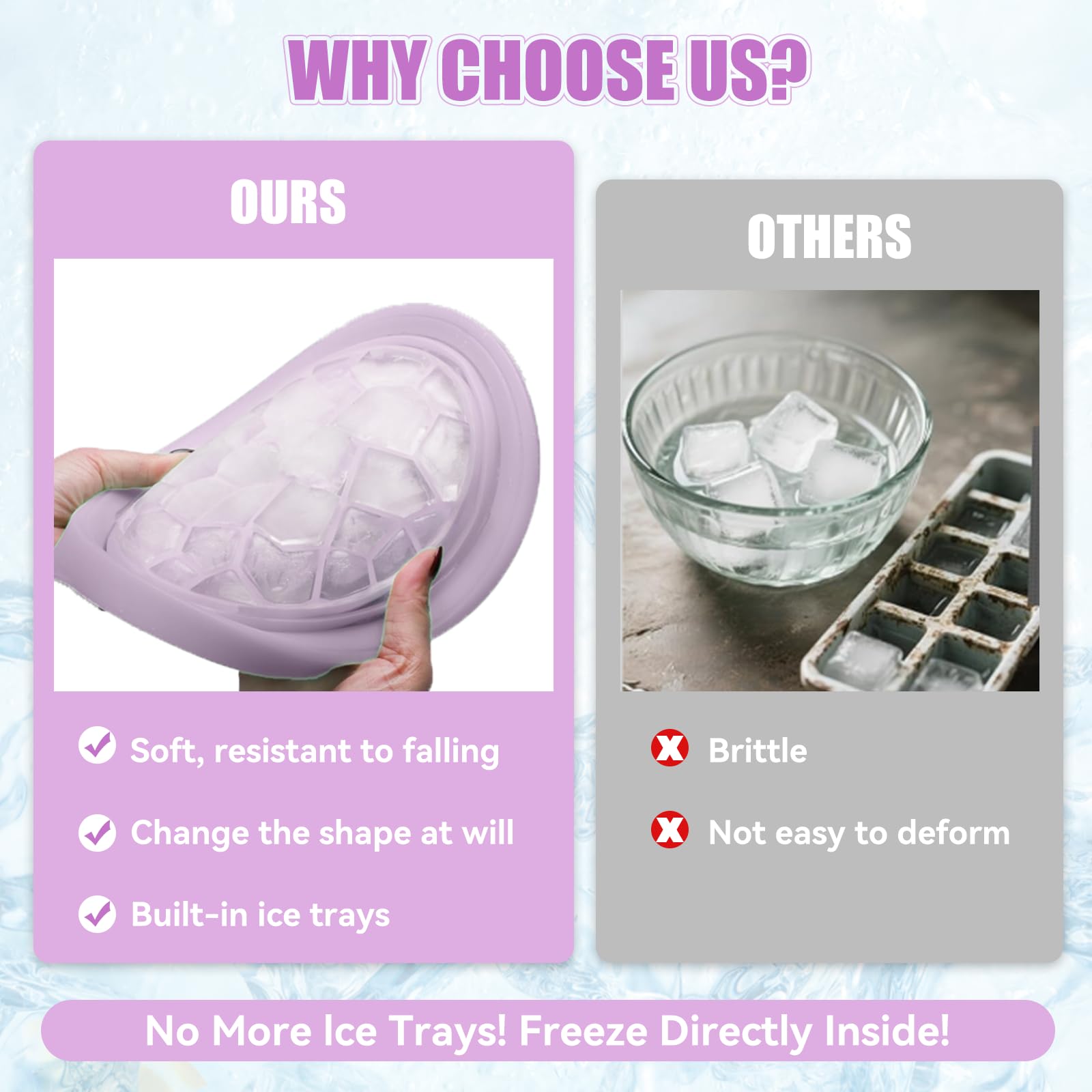 nnOuOnn Silicone Ice Face Bowl, Foldable Facebowl with Built-in Icetray, Quick Cooling for Puffiness Relief Soothe Skin - Image 4