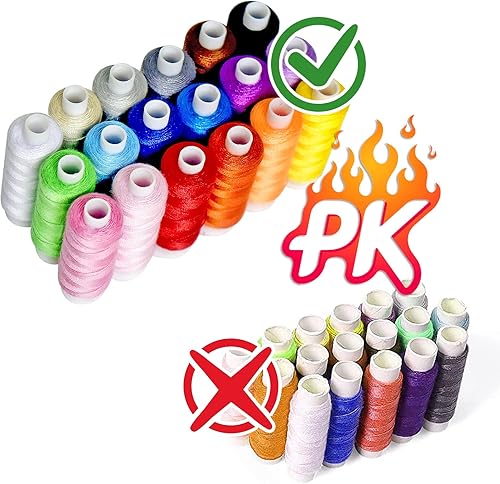 Miniatura 2 de Kit de costura con estuche, suministros de costura portátiles para viajeros en casa, adultos, principiantes, emergencias, contiene 18 hilos de