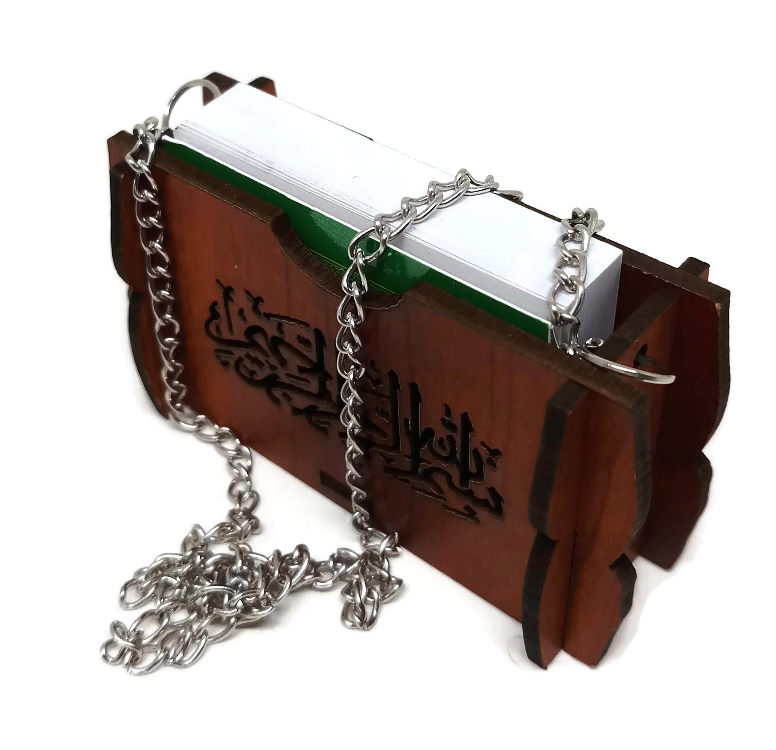 Furniture Accessories Furniture Hanging Hardware Mini Al Quran in Small Box w/ Hanging Chain