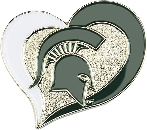Vista 4 de aminco NCAA - Pin de corazón de remolino unisex