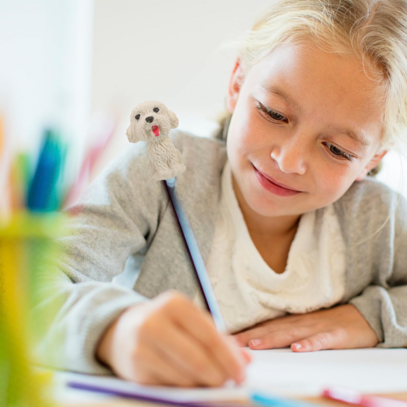 LALAFINA 36pezzi Gomme per Matite in Gomma Forma di Animale Piccole Gomme per Ragazzo Ragazza per Cuccioli Adatte come Premi per Attività Scolastiche e Regali