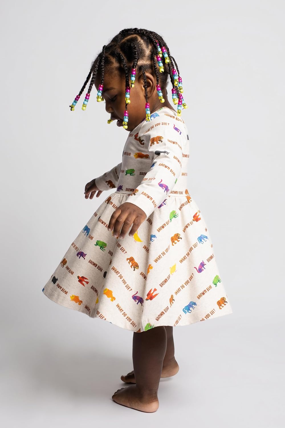 Monica + Andy Baby-Girls Organic Long Sleeve Let's Dance Dress