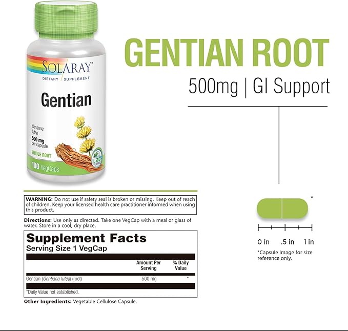 Gentian Root 500 mg
