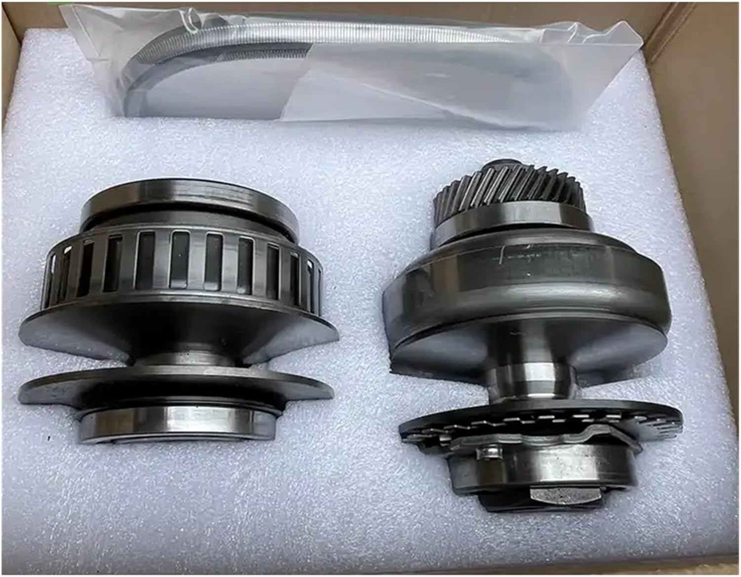 JF015E RE0F11A CVT Transmission Pulley Set Chain Belt 901068 901072 Compatible For Nissan JF015 Gearbox Drive Driven Pulley 31214-3JX9A An(Dark Grey)