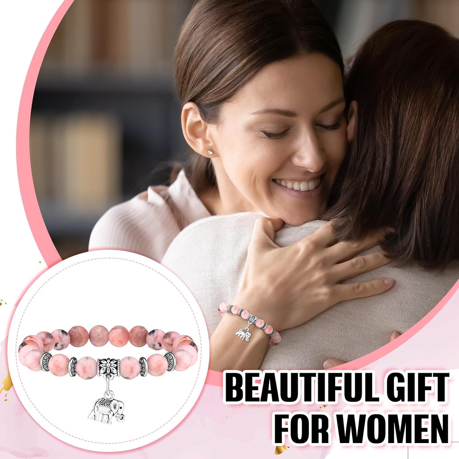 Landical 12 Set Inspirational Bracelets for Women Men Xmas Stocking Stuffers Inspirational Adjustable Gifts for Friend Sister - Image 6