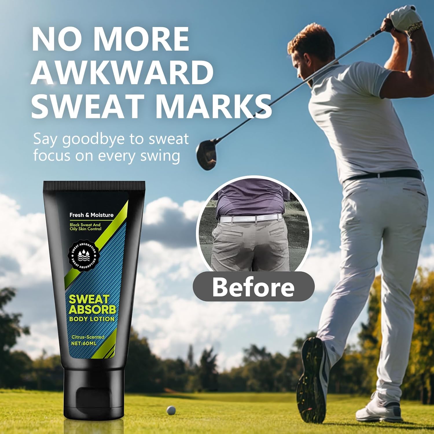 Advanced Face Antiperspirant for Excessive Sweating & Oily Skin, 50ML Sweat Block Gel for Men & Women, Matte Finish Solution for Autumn & Winter - Image 2