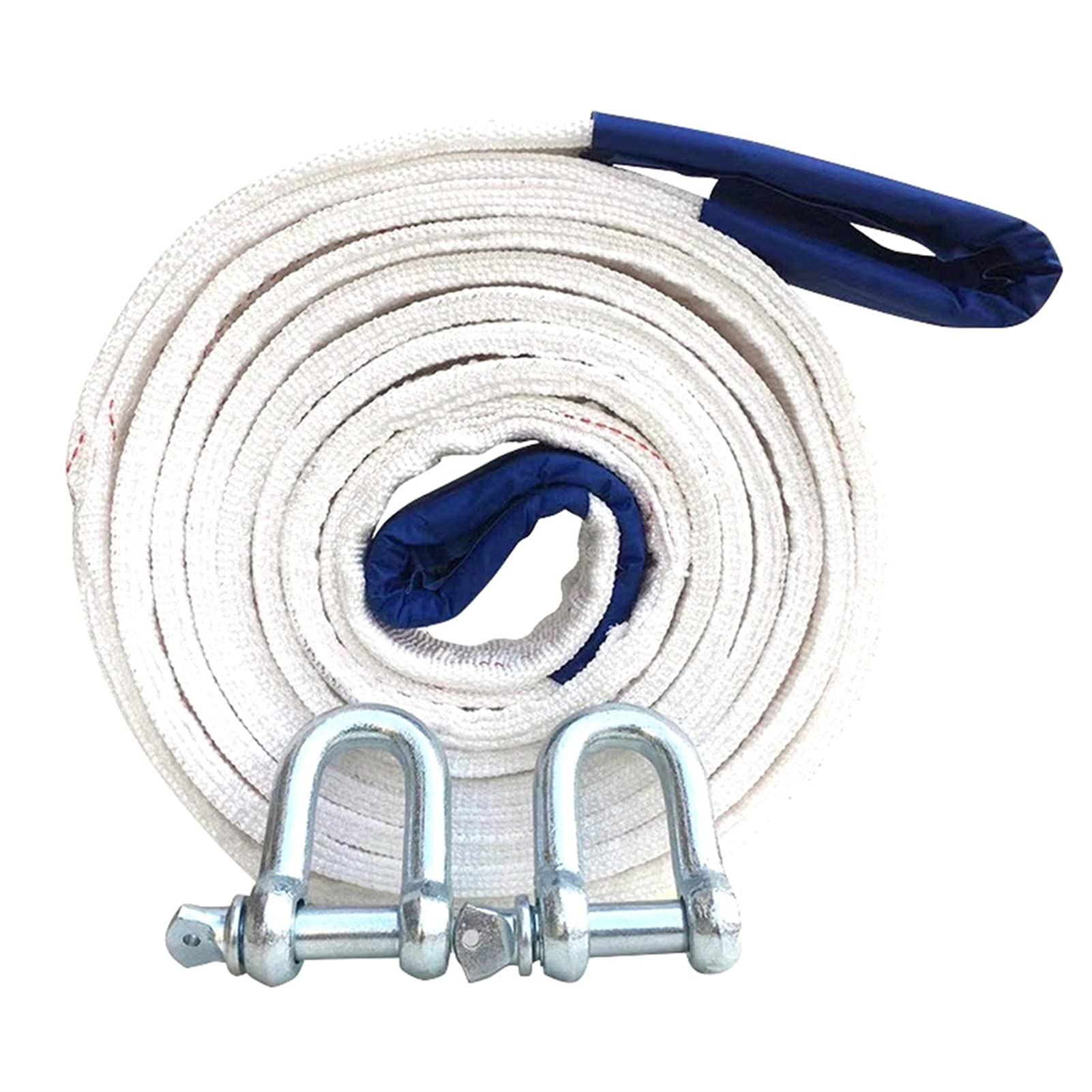 Corde de remorquage 5 tonnes en sangle d'essieu pour voiture et véhicule tout-terrain