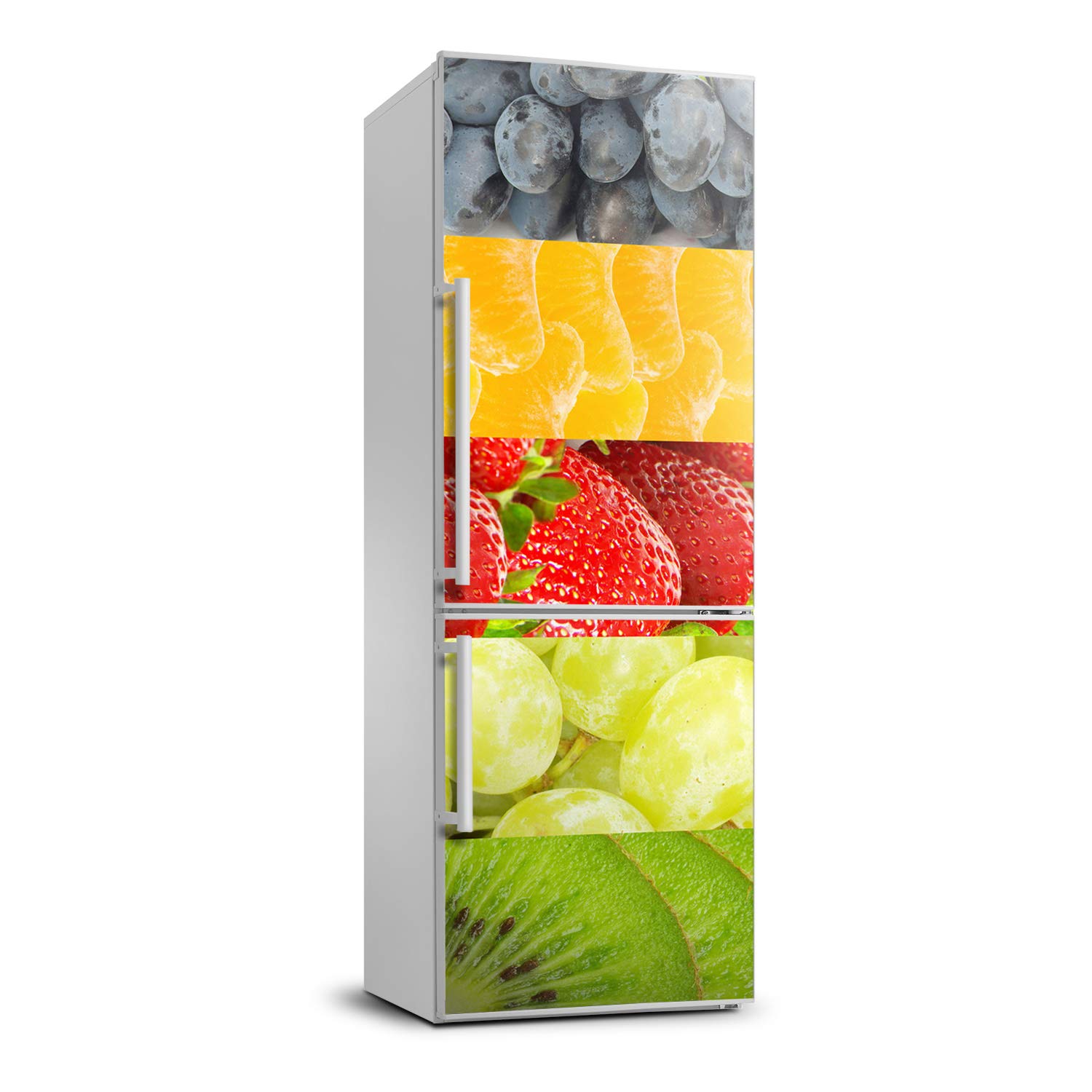 Autocollant frigo 60x180cm Tulup motif fruit pour décoration de cuisine