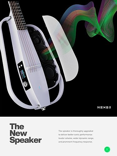 Miniatura 3 de Enya NEXG 2 Guitarra eléctrica acústica-eléctrica básica de fibra de carbono Guitarra eléctrica inteligente Acustica para adultos con altavoz