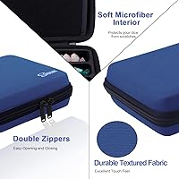 Vista 4 de SIQUK Dice Case DND Dice Box Dice Storage Case Dice Organizer Holder with Handle Removable Slotted Tray Holds 8 Sets DND Dice for Dungeons & Dragons