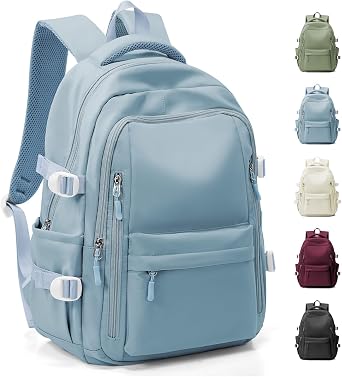 HYC00 School Bags for Teenage Girls Lightweight School Backpacks for Girls Backpack for School Secondary High School College Backpack Travel Work Rucksack for Women Waterproof Casual Daypacks
