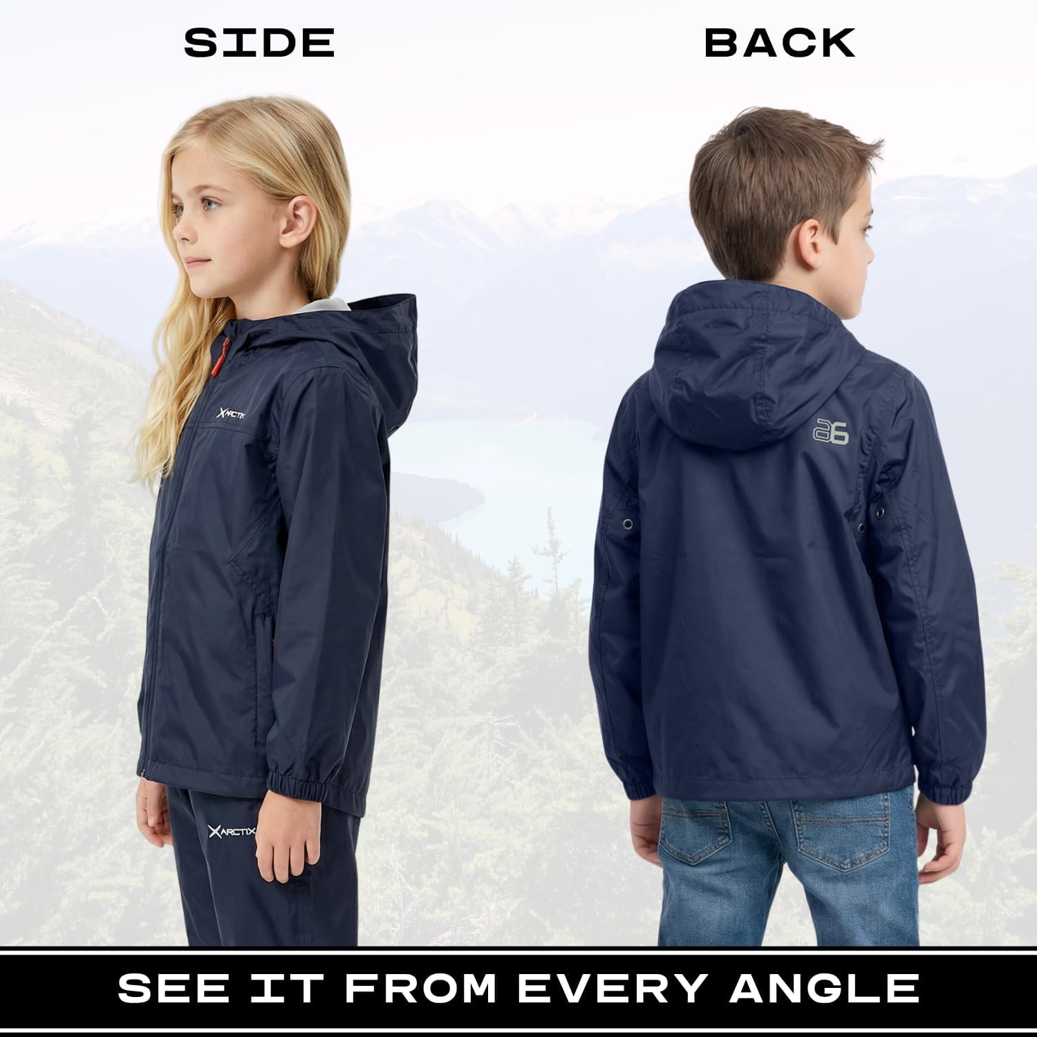 Arctix Kids Stream Rain Jacket