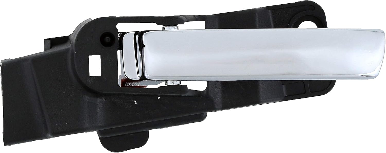 Dorman 96474 Front Driver Side Interior Door Handle Compatible with Select Dodge Models, Black; Chrome