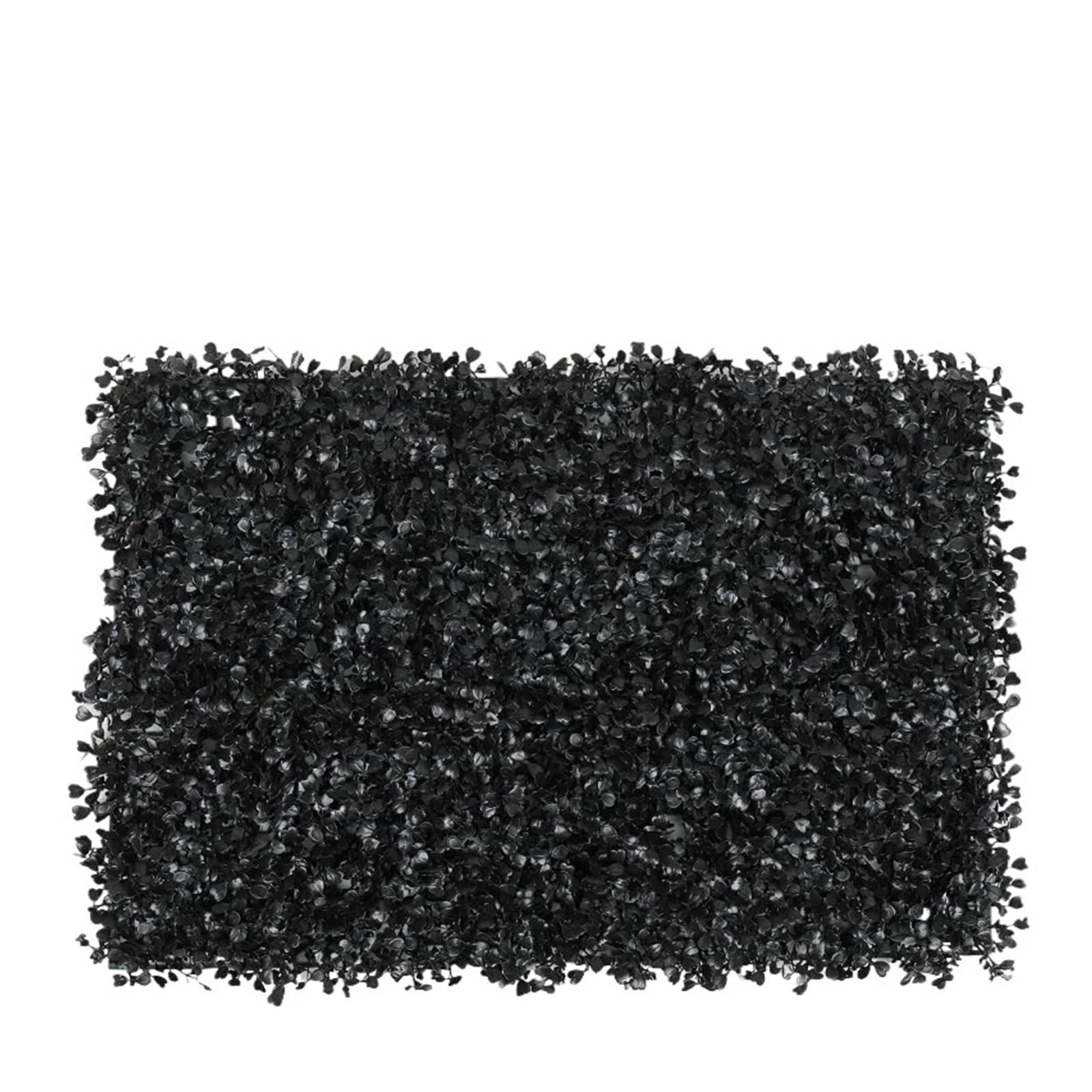 DFGRGRV Artificial Turf 1PC Lawn Decoration 40X60cm Artificial Milan Grass Carpet Turf Simulation Plastic Plants Lawn Hotel Home Wedding Background Wall(Black)