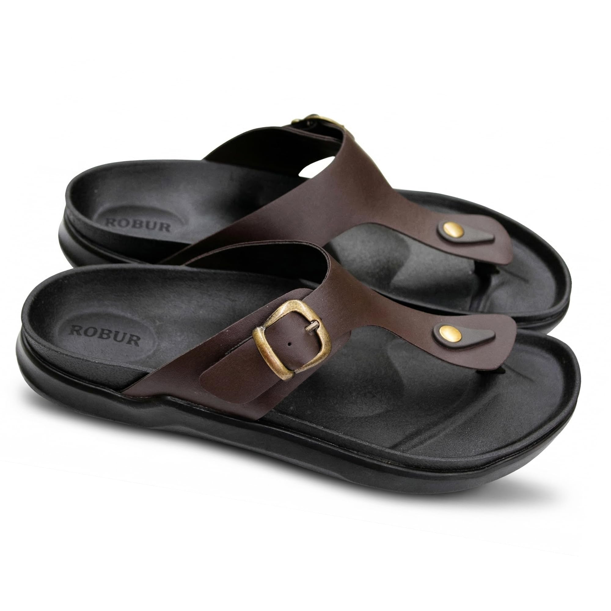 Mens Sandals with Buckle Strap - KS-BR-01-image-28