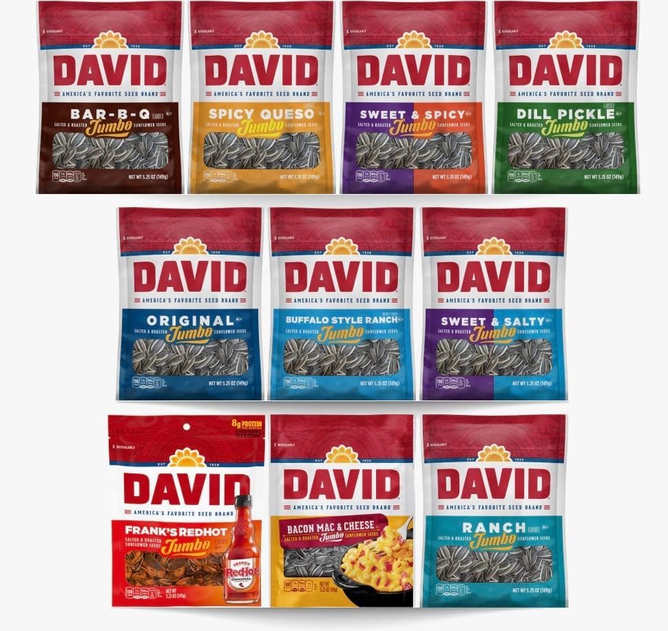 David’s Sunflower Seeds Jumbo Sunflower Seed Variety 10