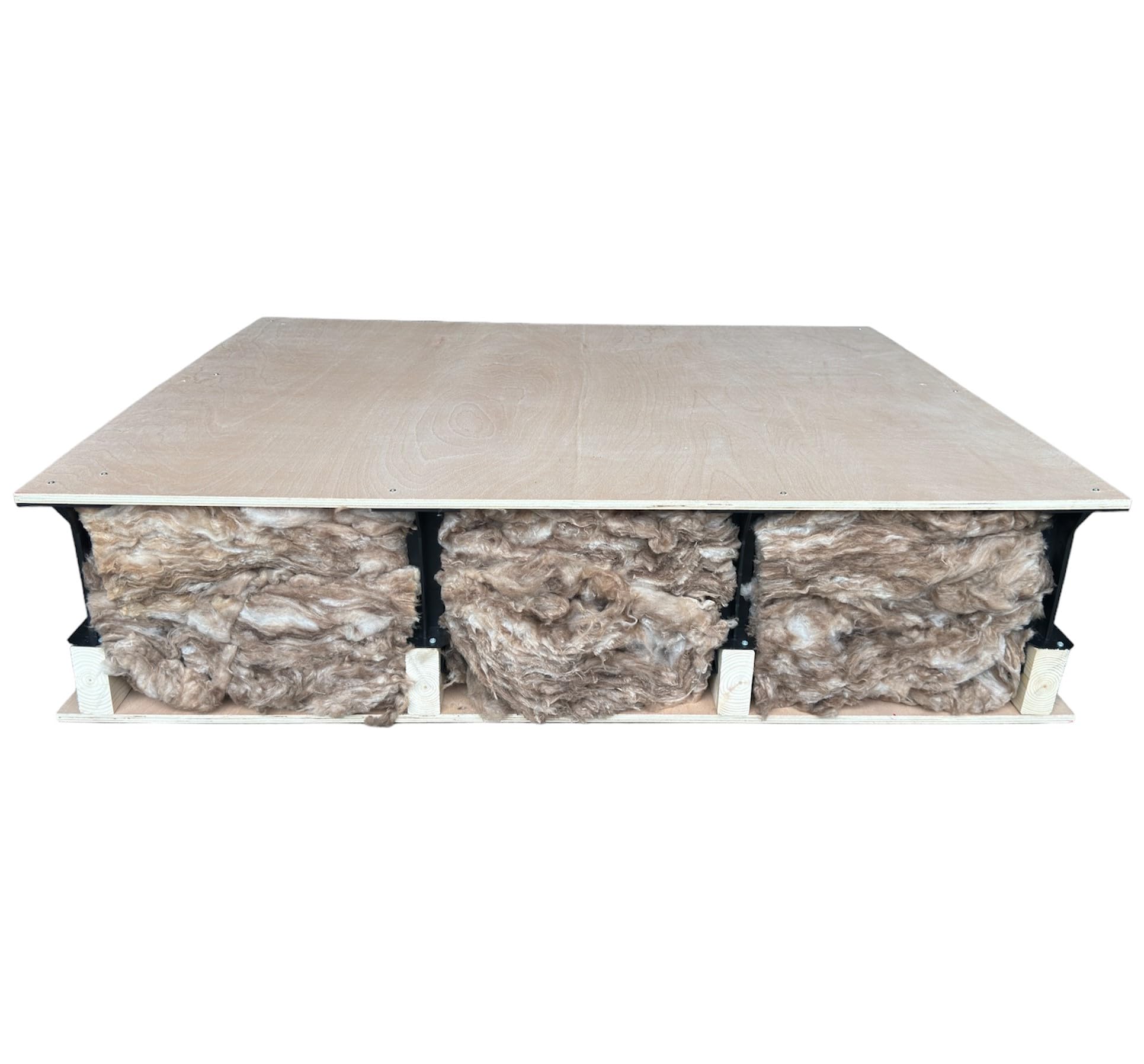 The Loft Rehausseurs Échasses de 175 mm de hauteur, entretoises d'isolation de grenier, échasses de grenier, rehausseurs de loft en plastique, pieds d'échasses de grenier, pieds de sol de grenier