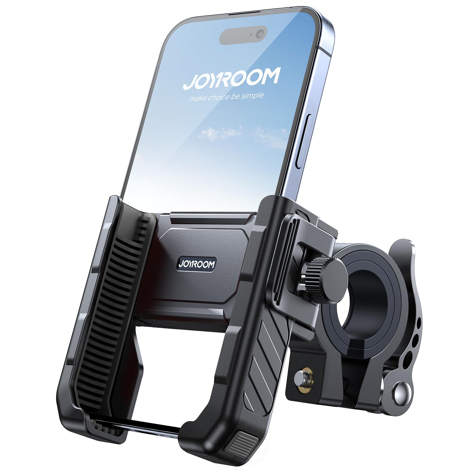 JOYROOM 自転車 スマホホルダー スタンド 撮影可能【カメラを邪魔しない…