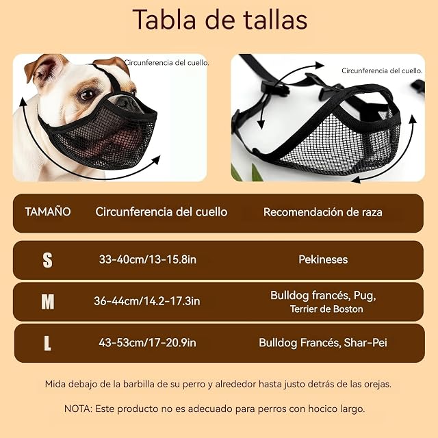 Foto 2 de 6 de Colenumone Bozal de bulldog francés