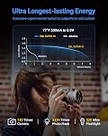 EBL Lithium Batteries AA 3700mAh 8 Pack, 1.5V Longest Lasting High-Capacity Double A Battery, Super Ⅲ Power for Blink Camera, Doorbell (Non-Rechargeable)