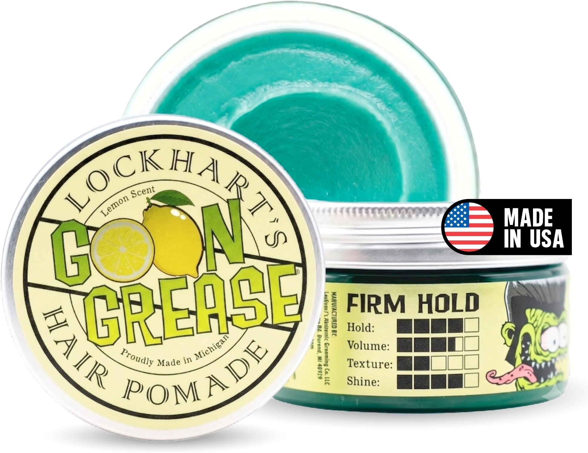 Lockhart's Hair Pomade Limited Edition Goon Grease, 4 Ounce