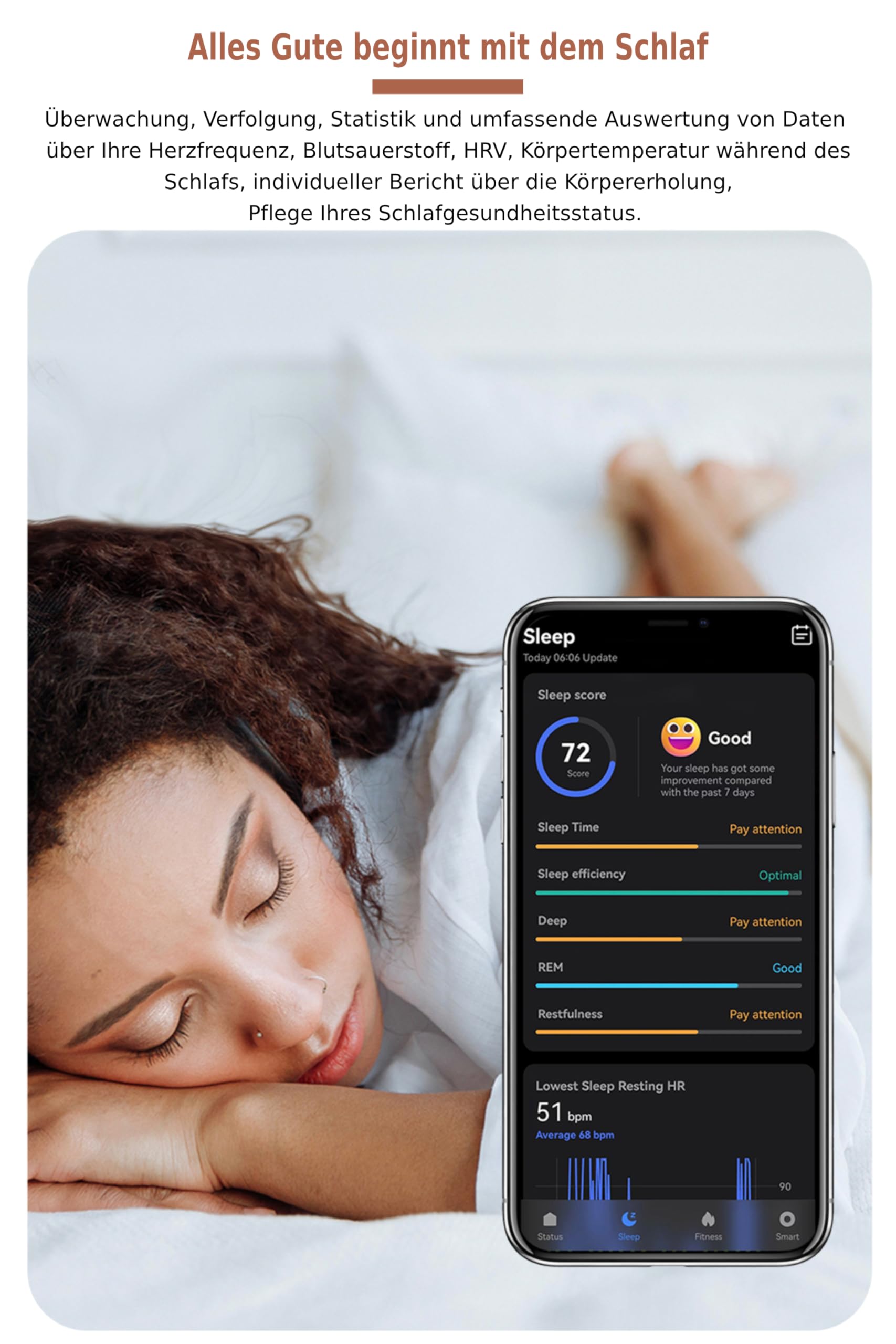 Aizo Ring - Votre Partenaire de Vie, Smart Ring Pro amélioré avec Télécommande et Rappel de Calendrier, Tracker d'activité étanche 5 ATM, Or Rose pour Femme à Usage Quotidien