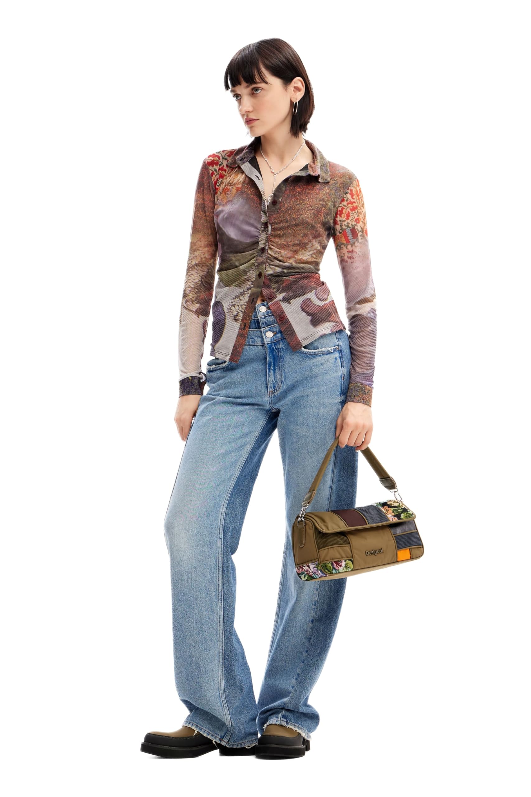 Desigual TS_Maryland, 9019 Tutti Fruti, XL, Material finishes., XL