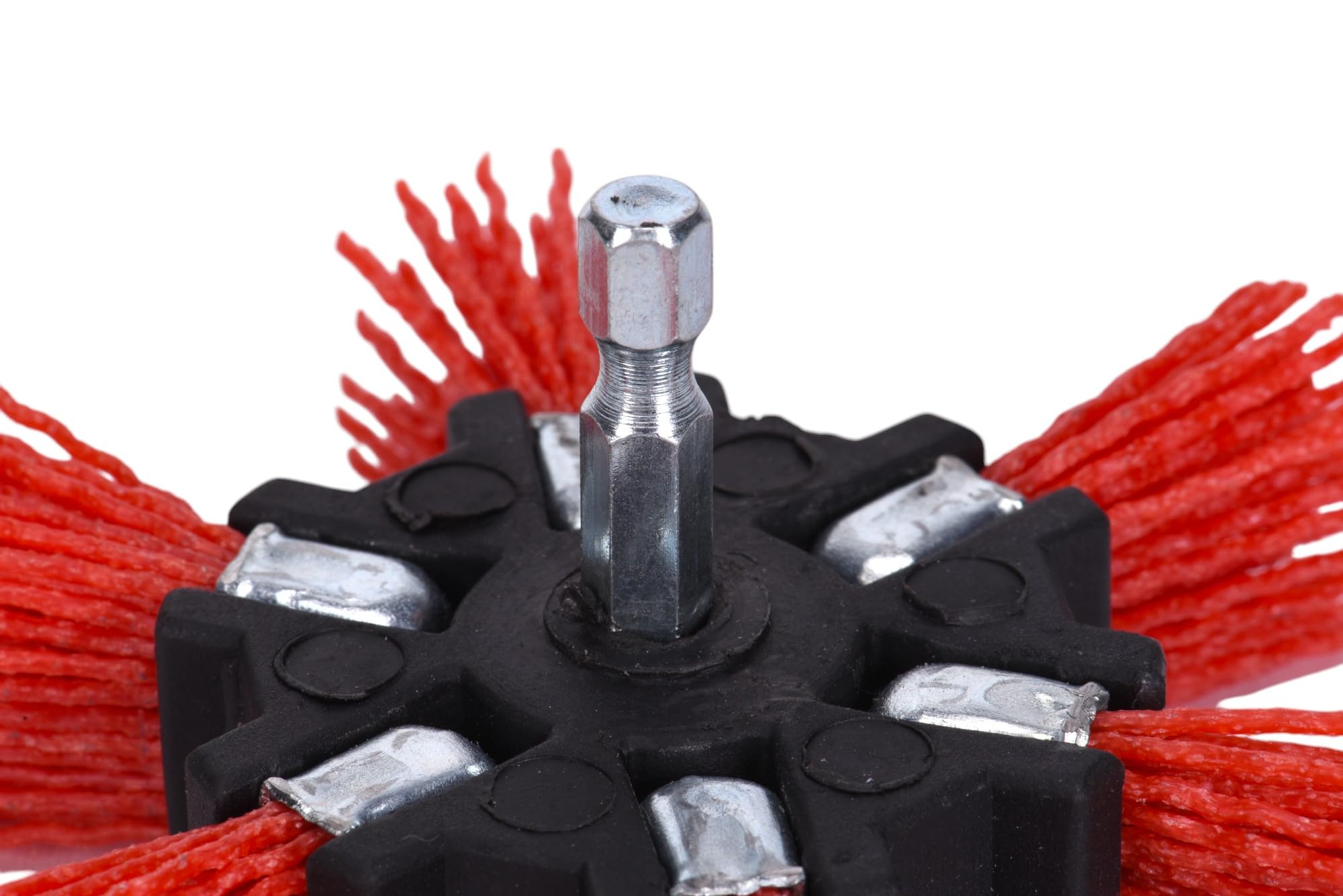 Nylon Flap Brush - 4" Coarse Grit for Metal & More -3 Nylon Flap Brush - 4" Coarse Grit for Metal & More -3