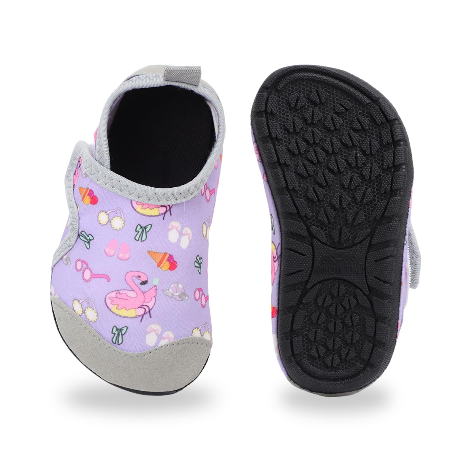 ADUDVLO Kids Toddler Water Shoes Non-Slip Quick Dry Baby Water Shoes Kids Beach Shoe Swimming Pool Surfing — view 7