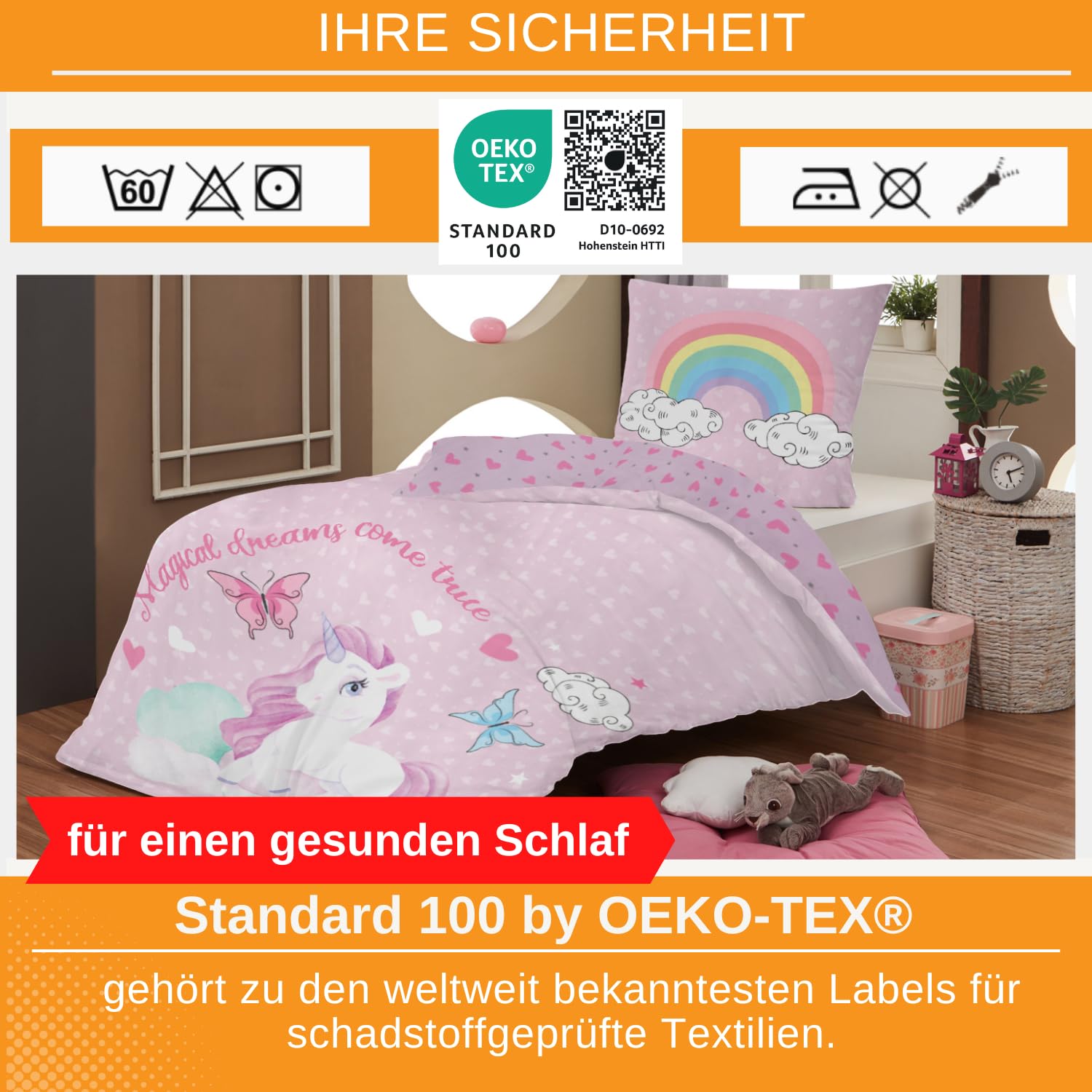 Sterren - Meisje - Unicorn - Cartoon - Dekbedovertrekken kopen