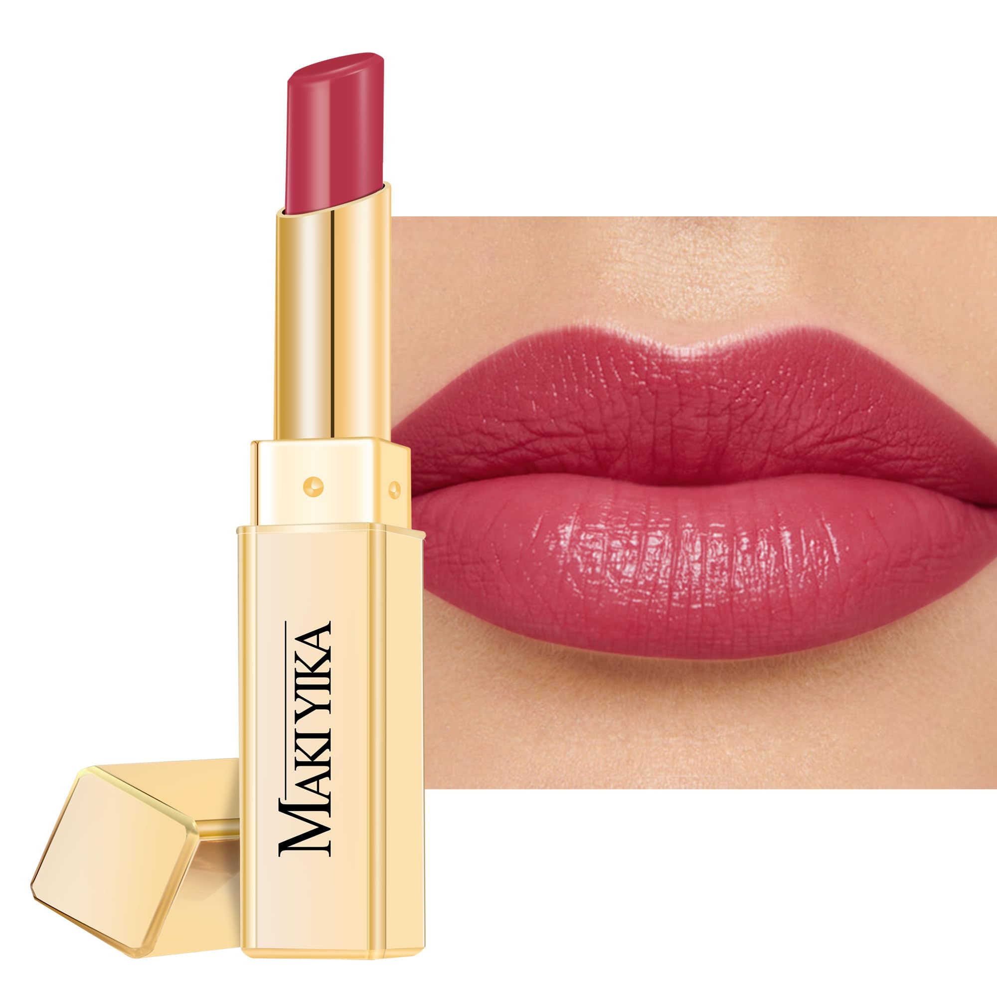 Amazon.com : MAKI YIKA Moisture Berry Red Lipstick for Women